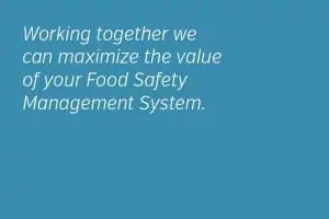 Why professional services are essential to setting up your food safety management system 4 Working together to maximize the value of your investment