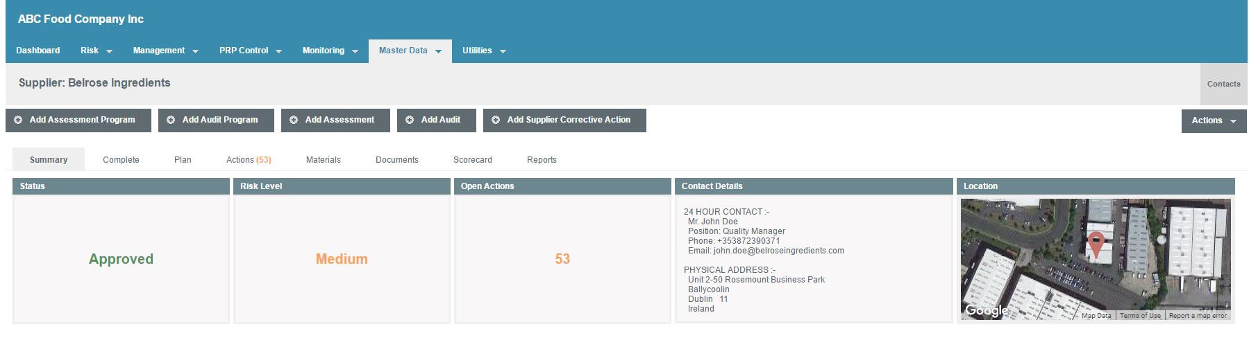 Introducing Supplier & Material Views and Scorecards 2 Supplier & Material Views - Summary View