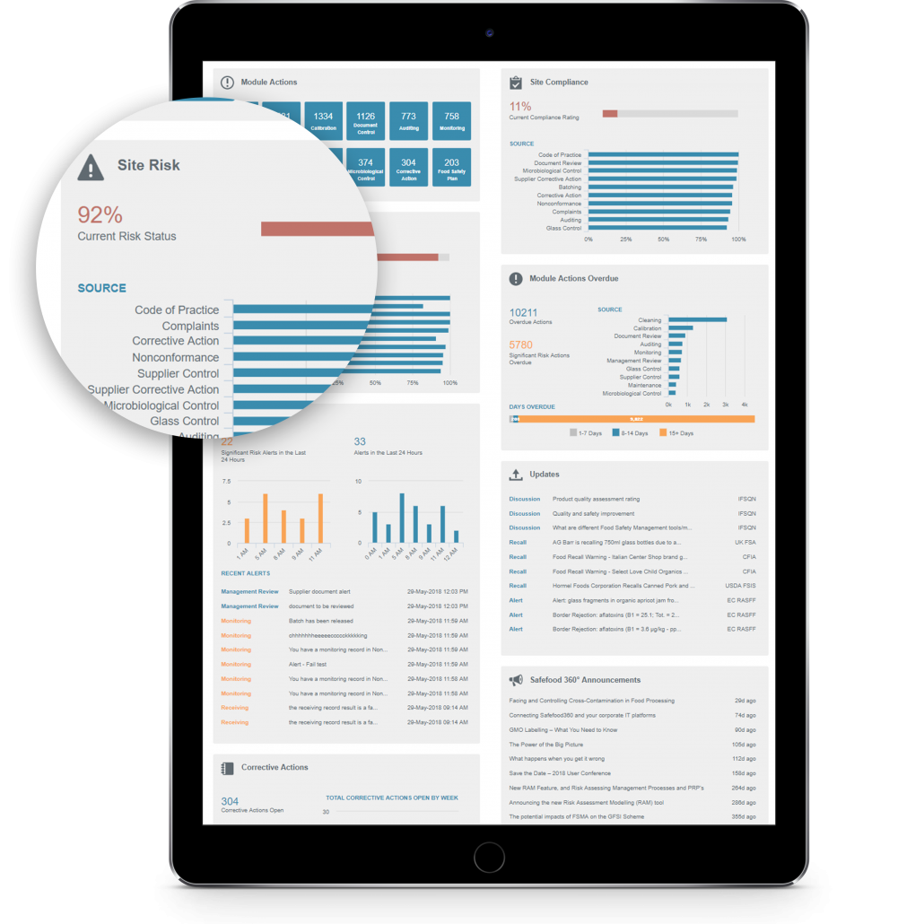 iPad BI product mockup