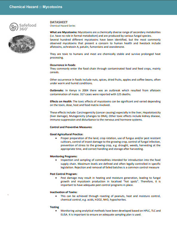 Safefood 360 MRA whitepaper