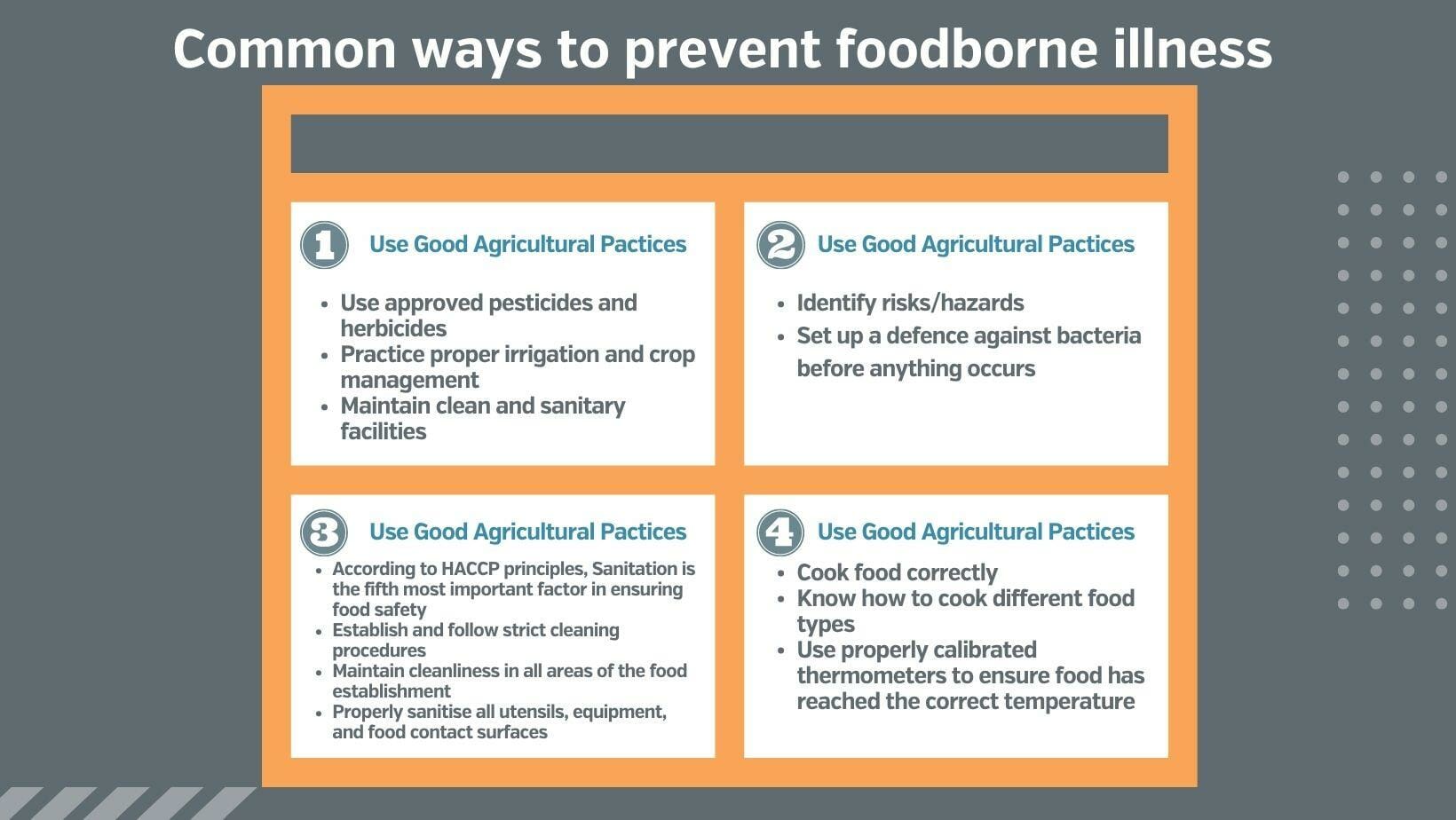 Common ways to prevent foodbrone illness