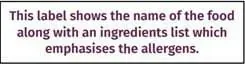 Summary of the UK 2021 food report 16 food label 2